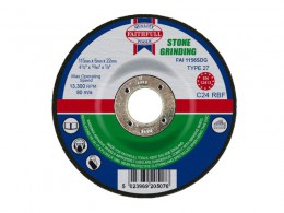 Faithfull Dep Centre Grind Disc 115x6x22 Stone £1.99